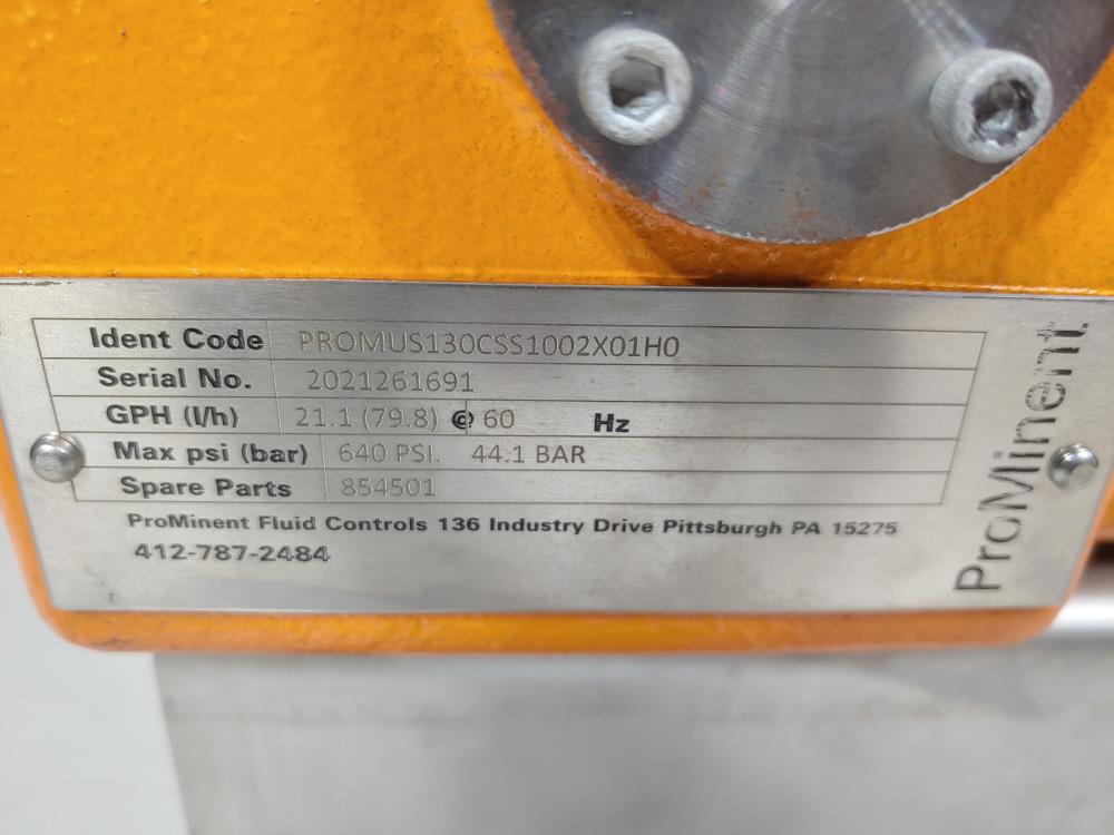 ProMinent Hydraulic Diaphragm Metering Pump ProMus PROMUS130CSS1002X01HO