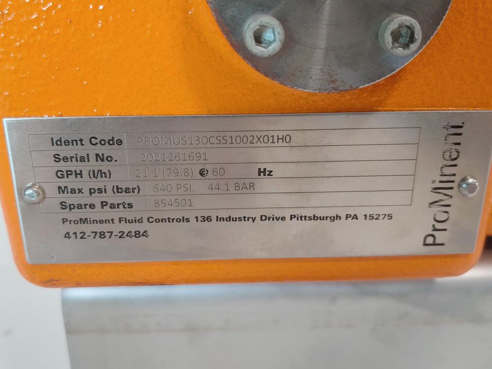 ProMinent Hydraulic Diaphragm Metering Pump ProMus PROMUS130CSS1002X01HO