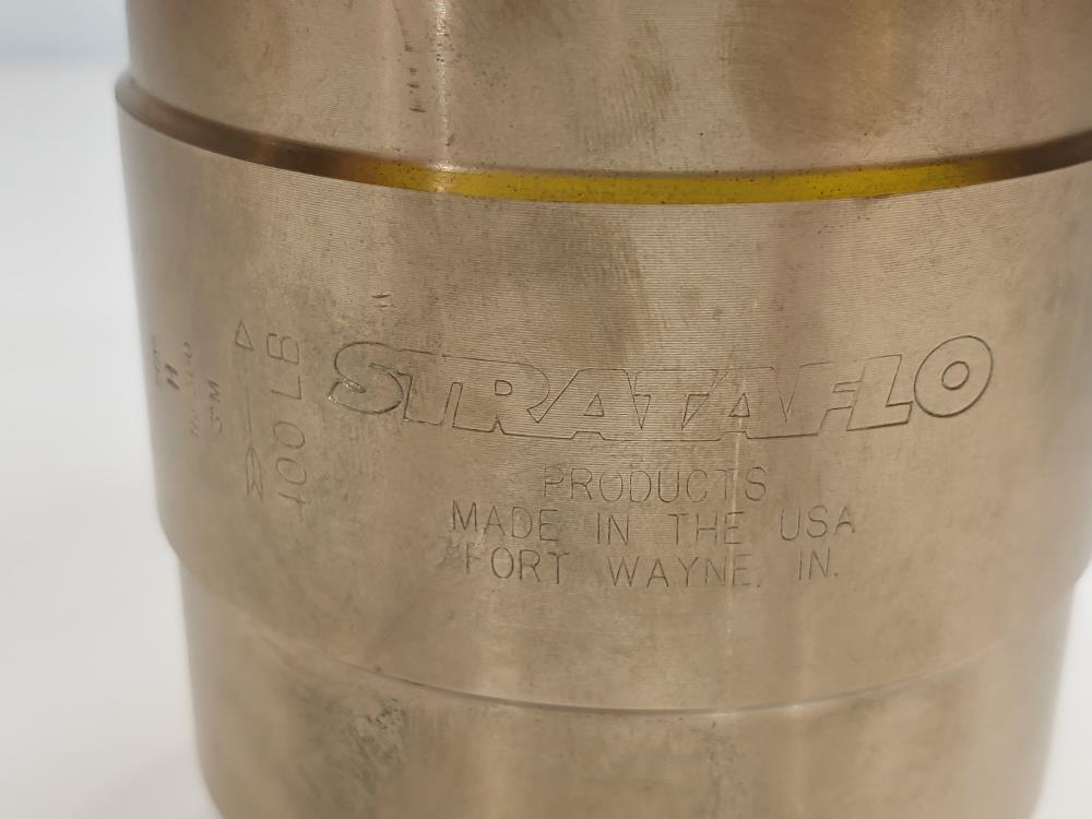 Strataflo 3"  MNPT Bronze Check Valve No. 300 w/ Rubber Poppet