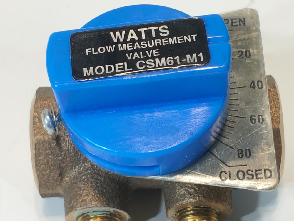 Watts 1/2" Flow Measurement Balancing Valve Model CSM-61-M1