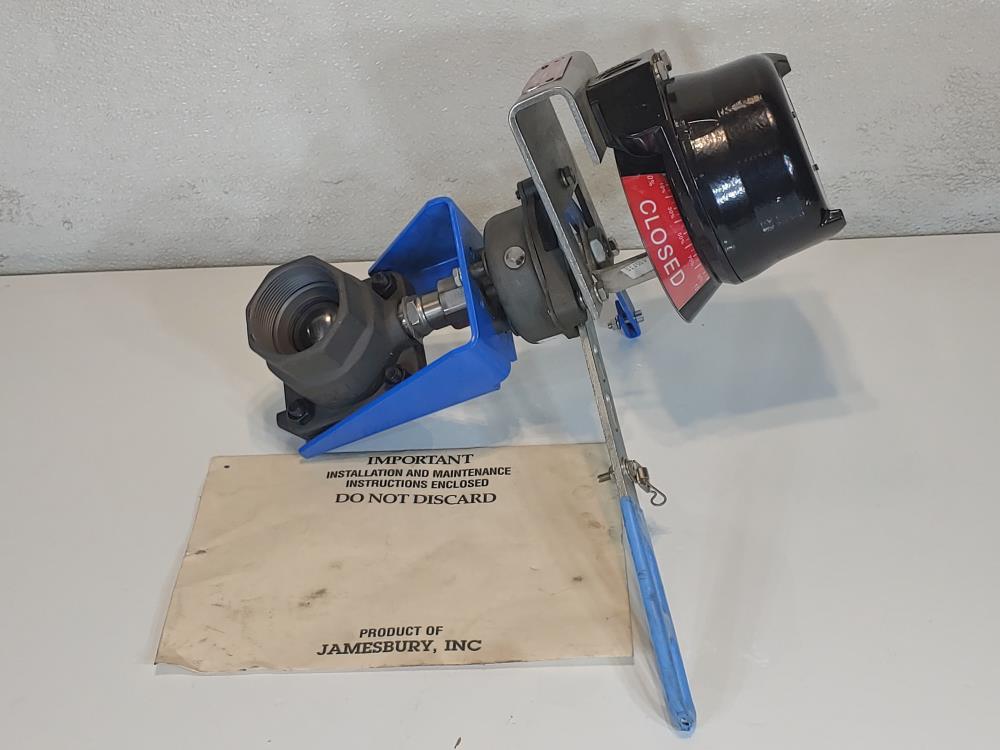 Jamesbury Automatic Heat-Actuated 2" Ball Valve w/StoneL Quartz Position Sensor 