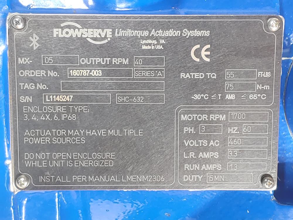 Limitorque MX-05 Electronic Actuator 