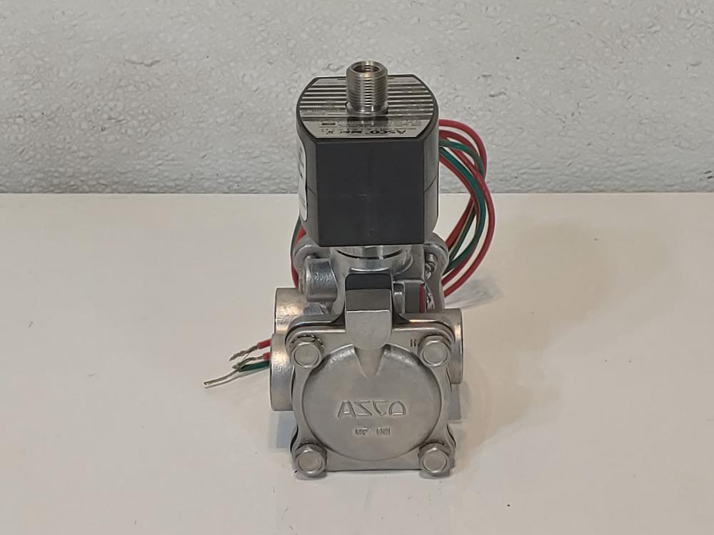 Asco Red-Hat 1/2" 3-Way Solenoid Valve EV8316G384V/ EV8003G300