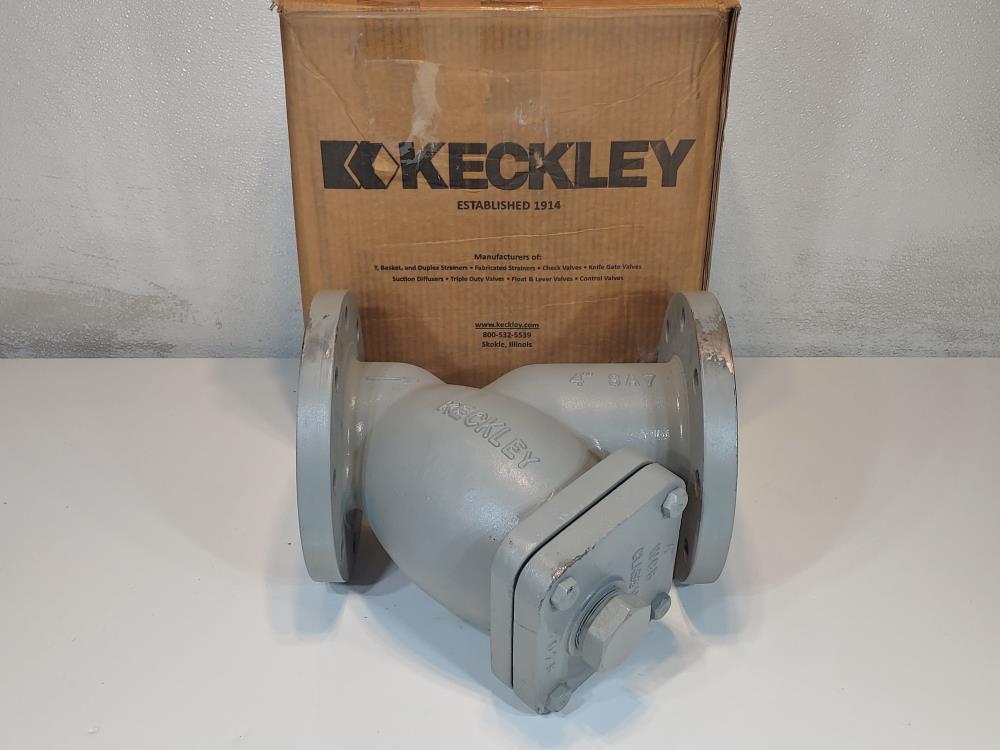 Keckley Style SA7 4" 150# Flanged Y-Strainer