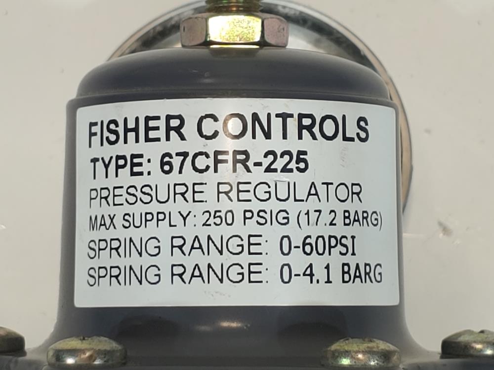 Fisher 250 PSI 1/4" Pressure Regulator  67CFR-225