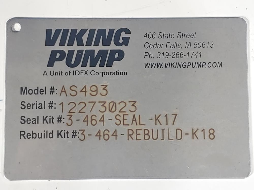 Viking 3" 300# Gear Pump AS493