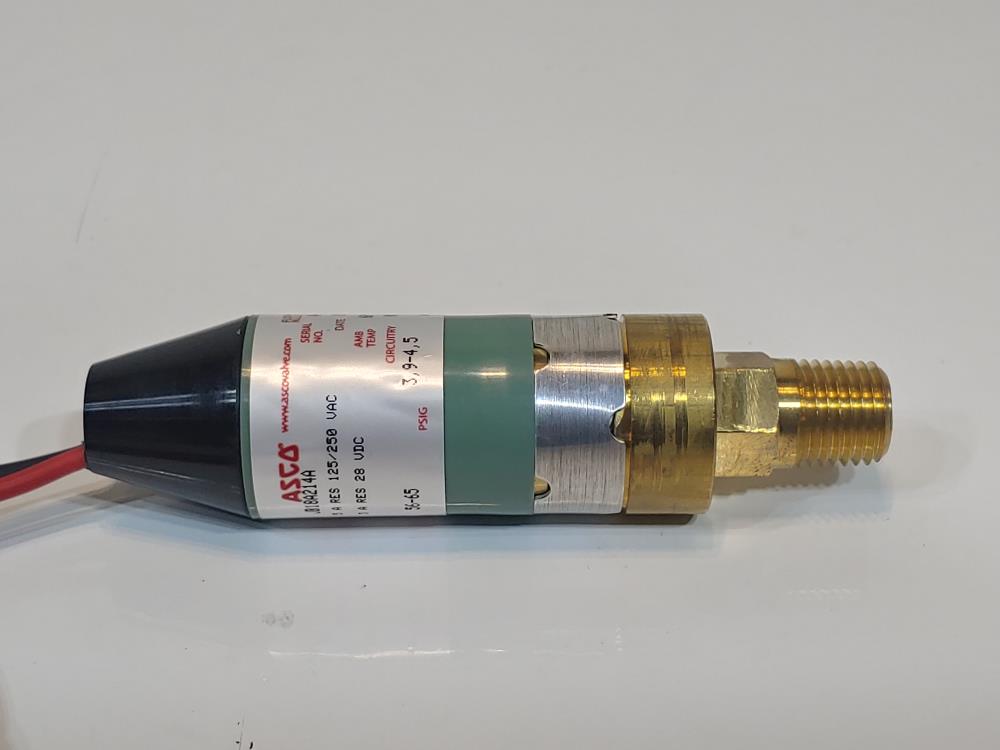 Asco JB18A214A Miniature Pressure Switch 1/4" NPT 