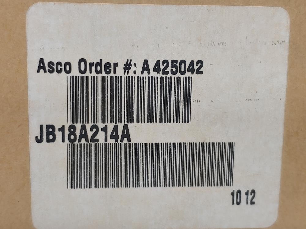 Asco JB18A214A Miniature Pressure Switch 1/4" NPT 