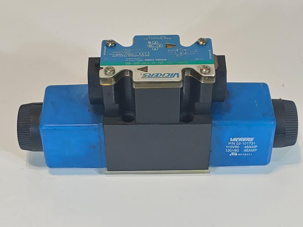 Vickers Eaton DG4V-3S-2N-M-FW-B5-60 Directional Control Valve Solenoid Actuation