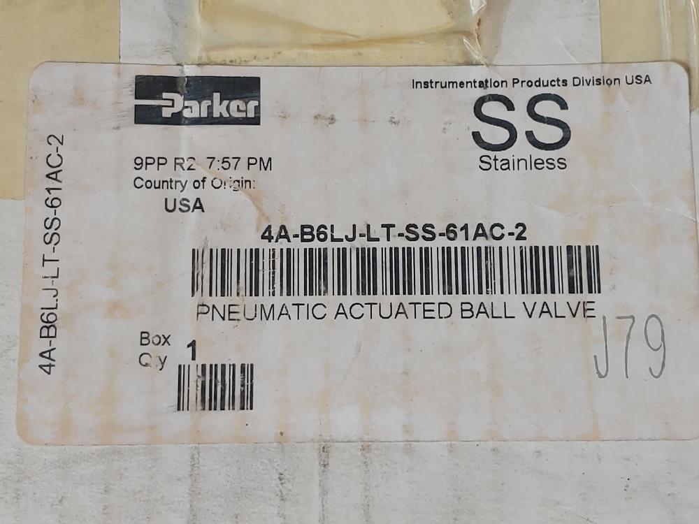 Parker 61AC-2 Pneumatic Valve Actuator Series 60