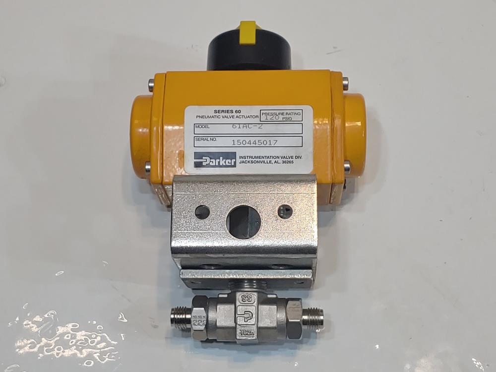 Parker 61AC-2 Pneumatic Valve Actuator Series 60