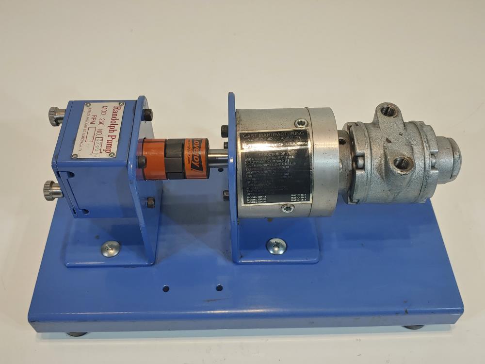 Randolph 250 Air Motor Driven Peristaltic Pump 