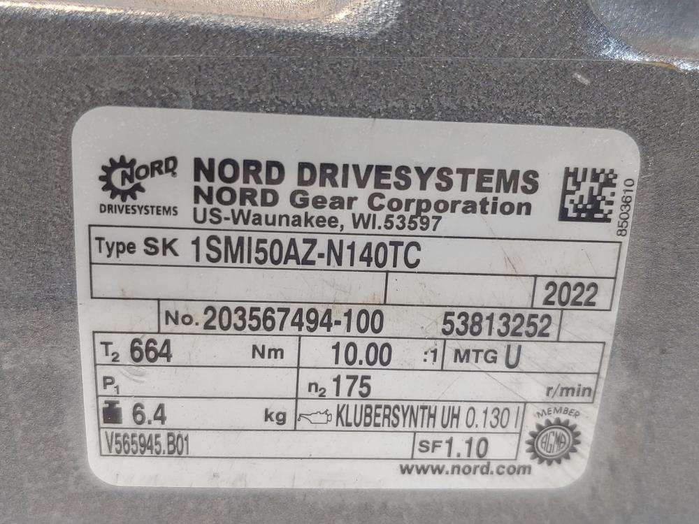 Nord SK 1SMI50AZ-N140TC Gearbox