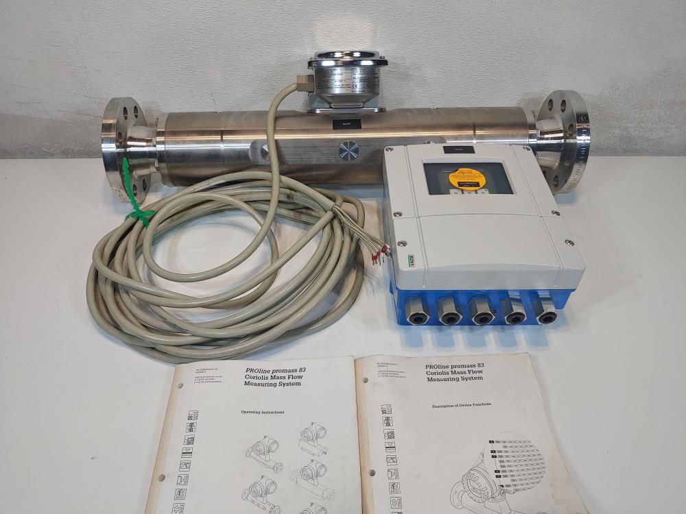 Endress + Hauser  2" 150# Promass Coriolis Mass Flow Meter 83M50-ASBAAARCB3AW