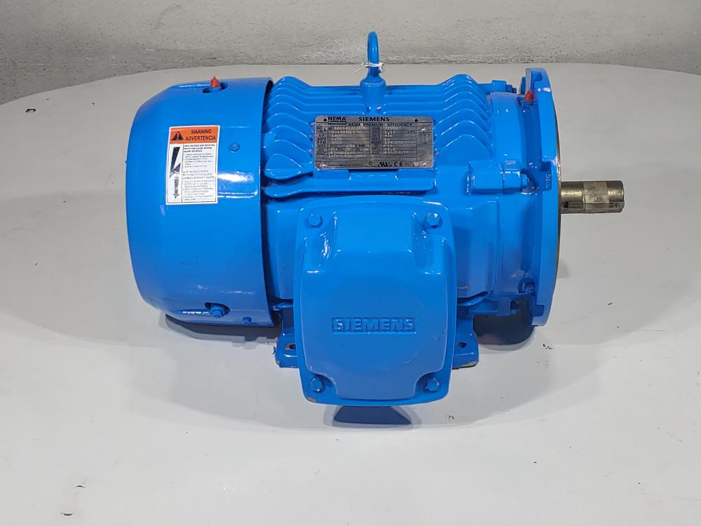 Siemens 10 HP 460 Volts, 3515 RPM, Type SD100IEEE Electric Motor