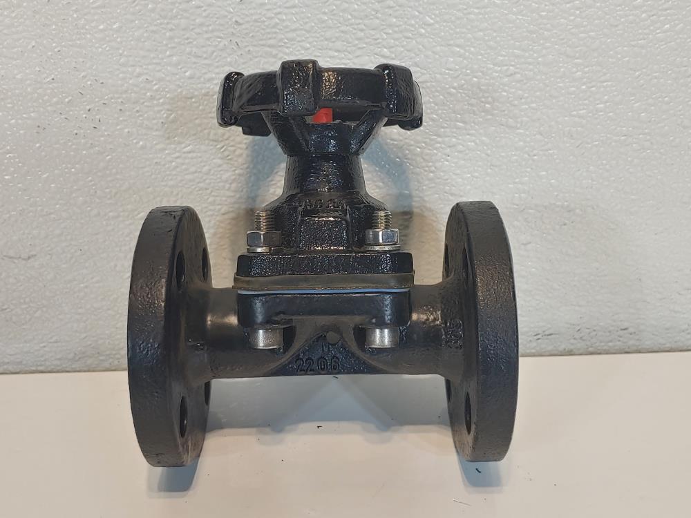 Gemu Glass Lined Diaphragm Valve 1" / 150 PSI