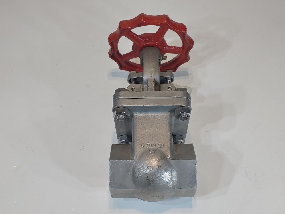 Aloyco 1-1/2" NPT 150# CN7M Gate Valve CAT#: 110