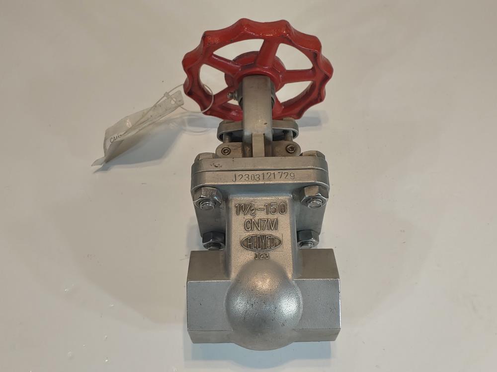 Aloyco 1-1/2" NPT 150# CN7M Gate Valve CAT#: 110