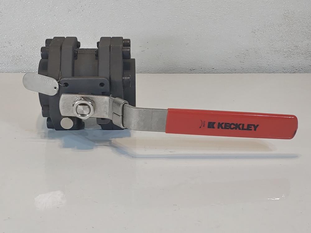 Keckley 2" 800# Full Port Threaded 3-Piece Ball Valve