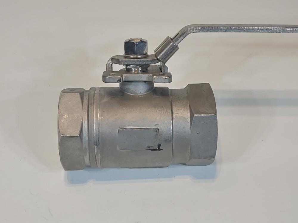 Mako 2" Class 1500 Reduced Port Threaded Stainless Steel Ball Valve