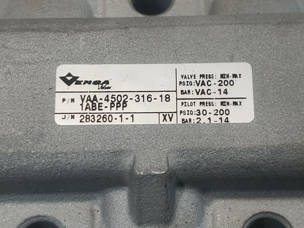 Versa 4 Way / 2 Position Directional Valve VAA-4502-316-181ABE-PPP -  1/2"NPT