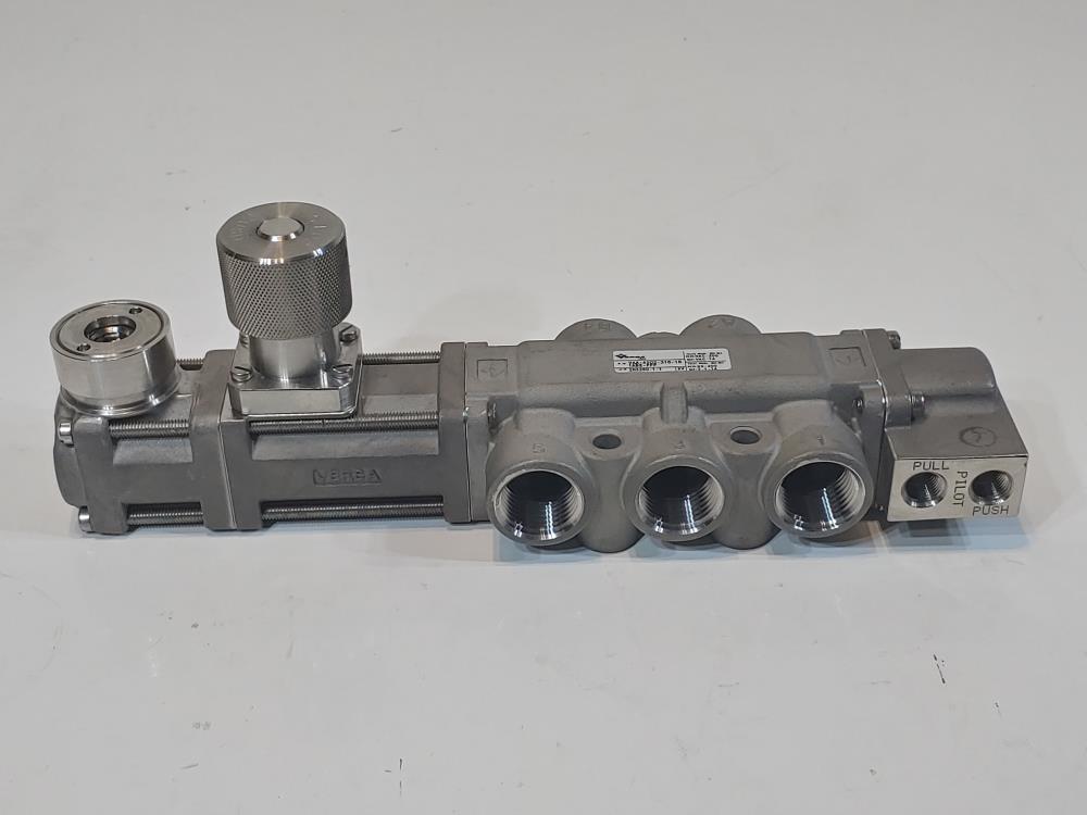 Versa 4 Way / 2 Position Directional Valve VAA-4502-316-181ABE-PPP -  1/2"NPT