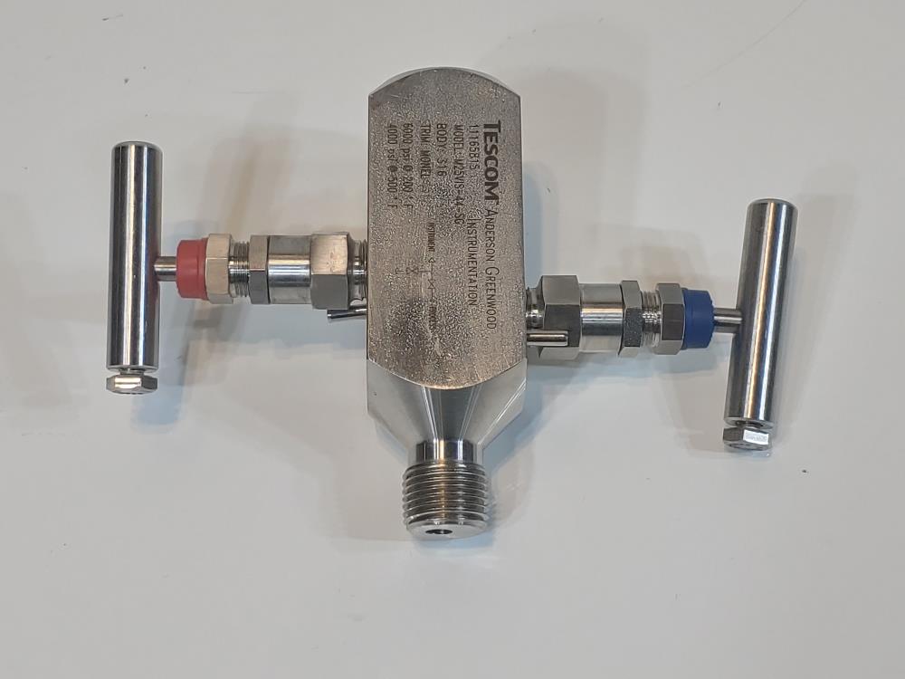 Anderson Greenwood Tescom Block and Bleed Manifold Valve M25VIS-44-SG