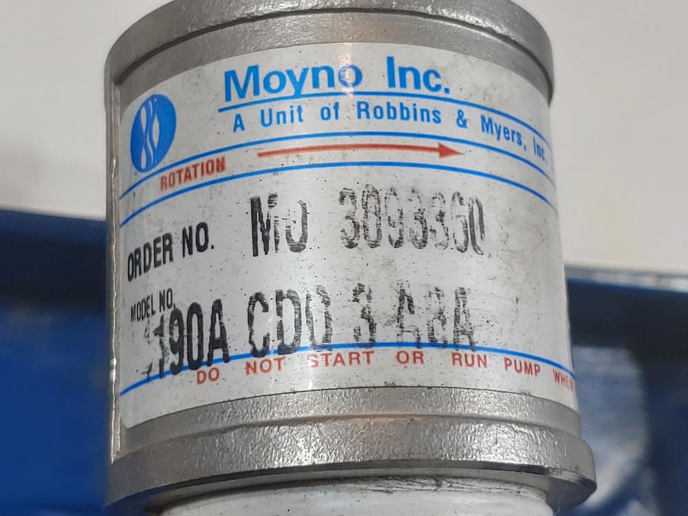 Moyno 1190A CDO 3 A8A Dosing / Metering Pump