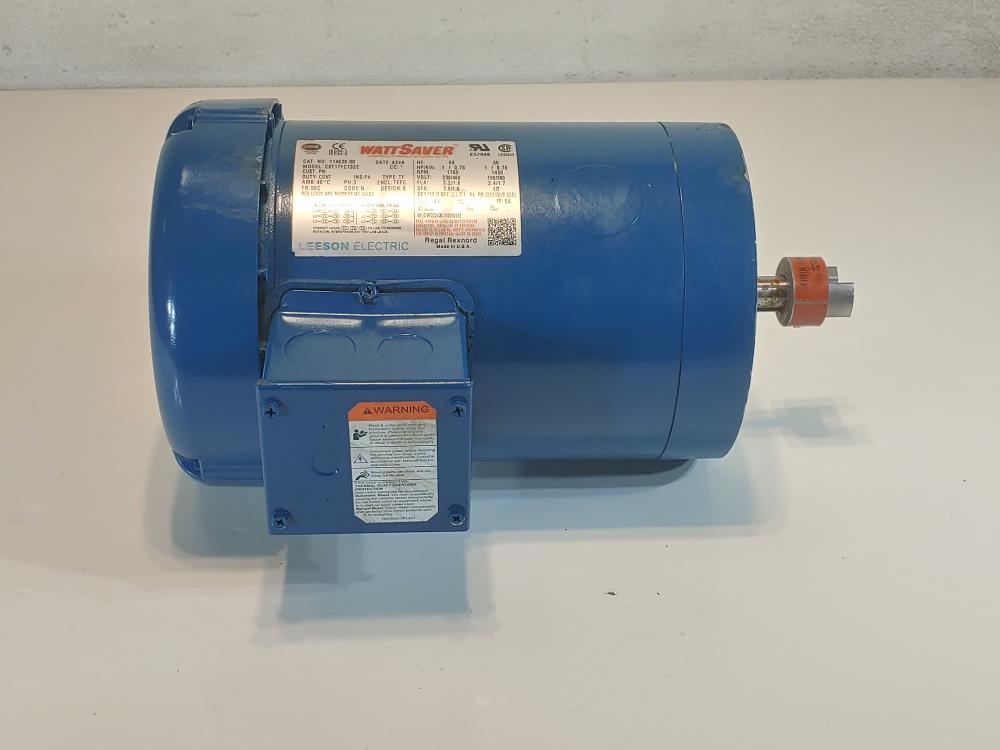 Leeson 1HP/0.75HP General Purpose 230/460 Volts Motor Model#: C6T17FC132E