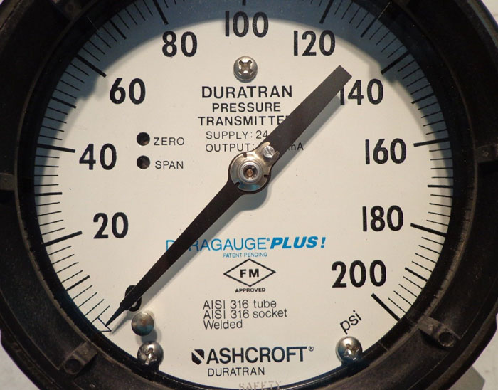 ASHCROFT TYPE 2279 DURATRAN PRESSURE TRANSMITTER DURAGAUGE PLUS