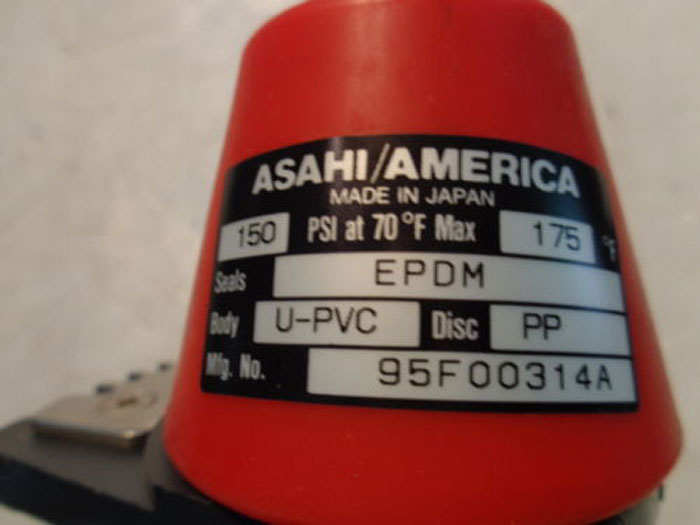 2" ASAHI PVC BUTTERFLY VALVE