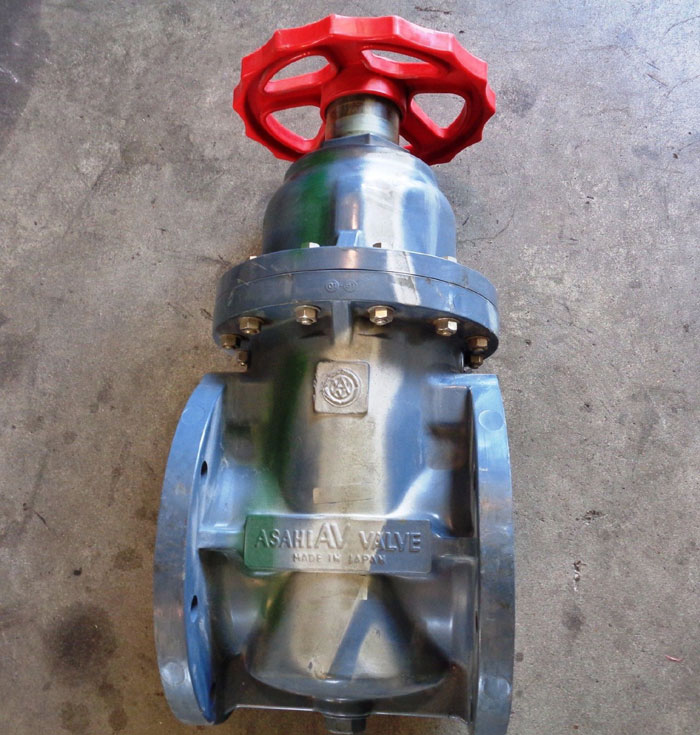 ASAHI 8" FLANGED PVC GATE VALVE, TYPE C