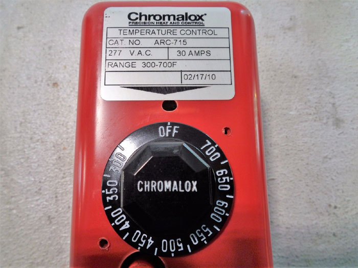 CHROMALOX ARC-715 TEMPERATURE CONTROL #299612 ARC THERMAL CUTOUT, STYLE 5