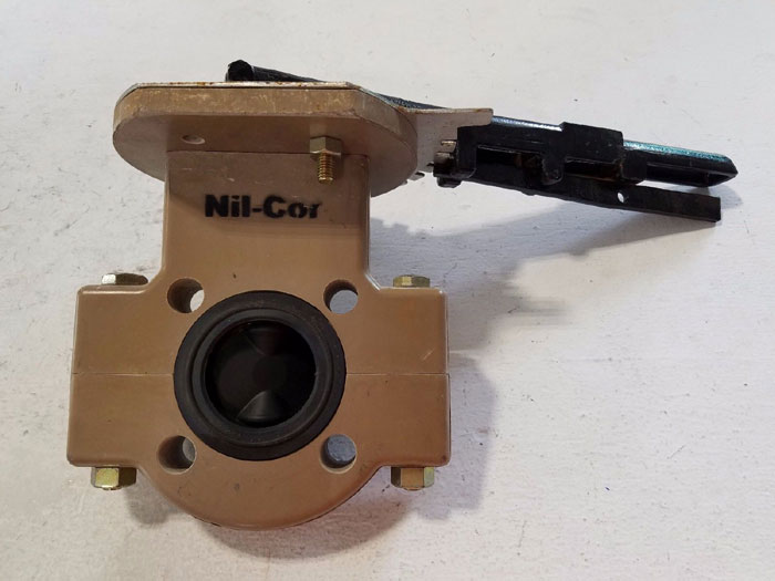 NIL-COR 2" 150# BI-DIRECTIONAL WAFER & LUG BUTTERFLY VALVE 02-700-F-H-H-B-LD