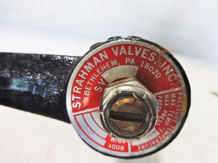 STRAHMAN SV-800 SAMPLING VALVE 1" X 1"