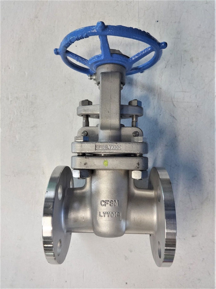 VELAN 1" 150# CF8M GATE VALVE, MODEL C #F05-0064C-13SX W/ MTR DOCUMENTATION