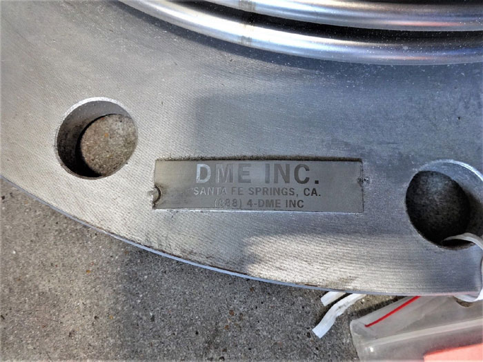 DME INC. 12" x 12" METAL EXPANSION JOINT, STAINLESS STEEL BELLOW