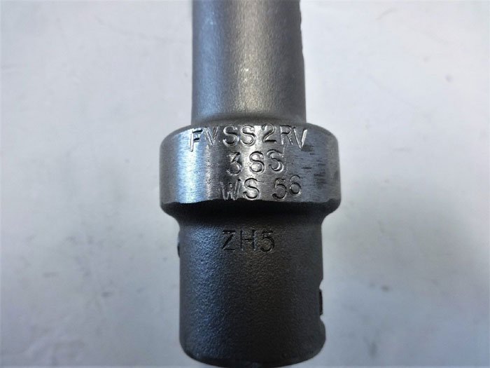 FULFLO 1/2" HYDRAULIC BYPASS CF8M RELIEF VALVE FVSS2RV