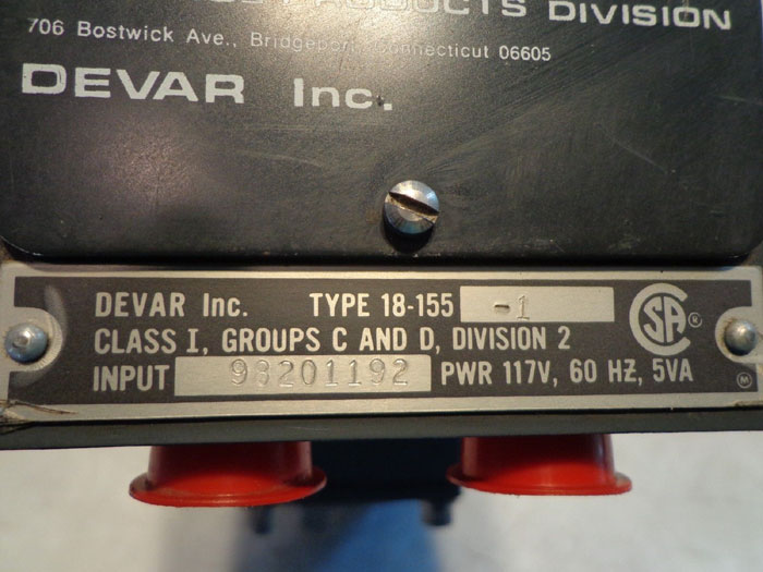 DEVAR ELECTRIC TO AIR CONVERTERS - 18-155-1 / 18-150-1