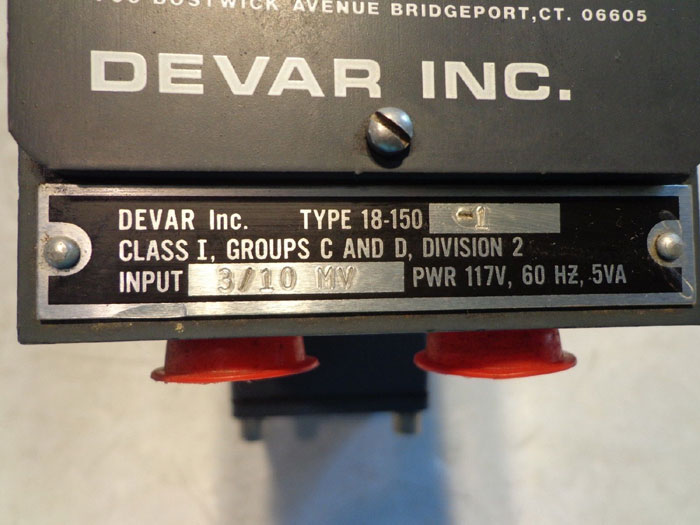 DEVAR ELECTRIC TO AIR CONVERTERS - 18-155-1 / 18-150-1