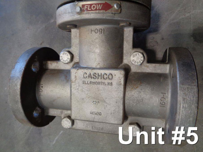 FLOWSERVE CASHCO ACTUATED VALVE - MODEL 521