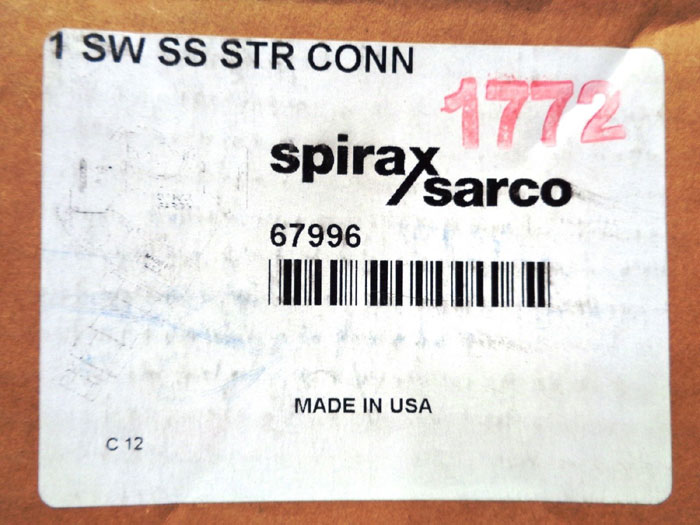 SPIRAX SARCO 1" STRAINER CONNECTOR W/ BLOWDOWN #67996