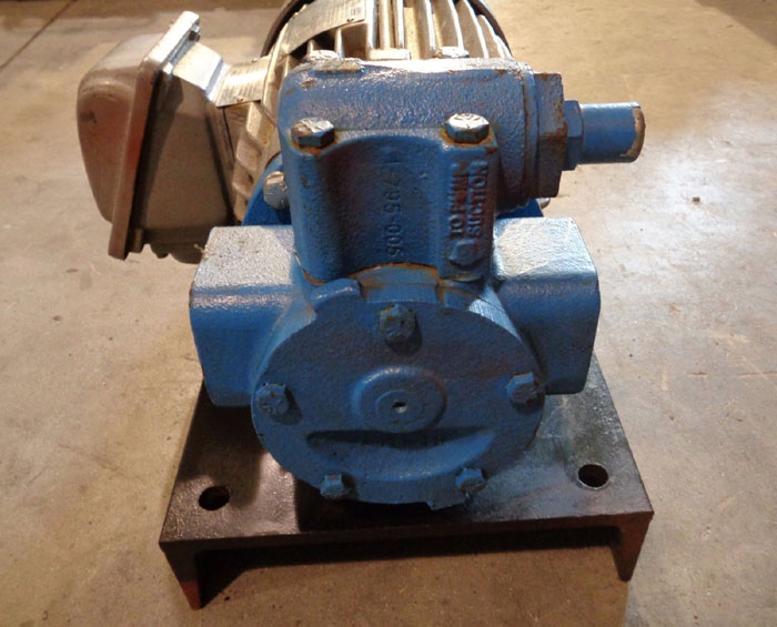 VIKING MOTOR MOUNTED GENERAL PURPOSE PUMP HJ475 W/ TECO WESTINGHOUSE MAX-E1