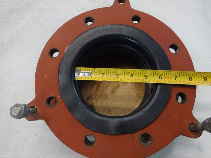 6" Expansion Joint, Black PTFE Lined, Carbon Steel Flanges