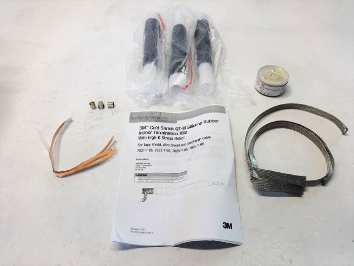 3M Cold Shrink 7621-T-95 Indoor Termination QT-III Kit