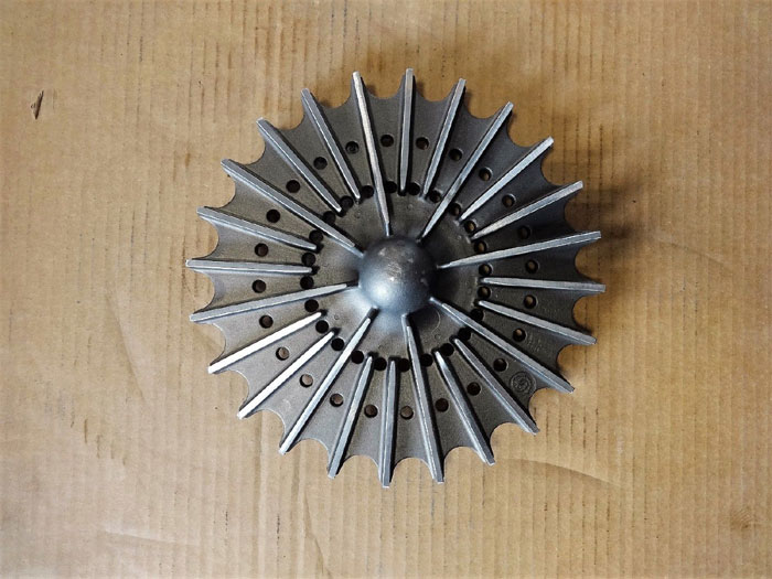 Goulds Pump Impeller LF96MTX 1" x 2"-10" MTX, 316 Stainless Steel