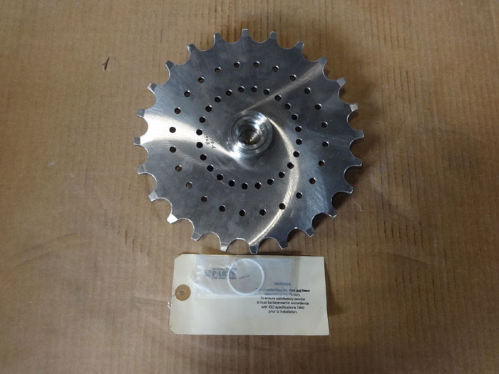 Goulds Pump Impeller LF96MTX 1" x 2"-10" MTX, 316 Stainless Steel