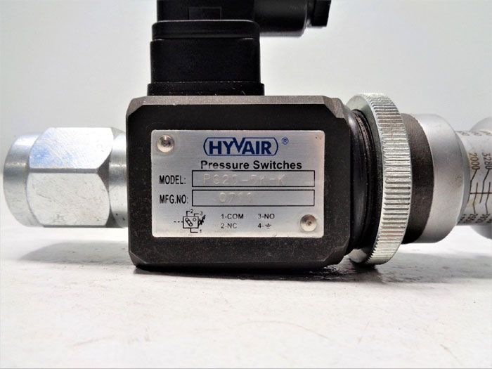 Hyvair Pressure Switches PS20-5K-K **Lot of (2)**