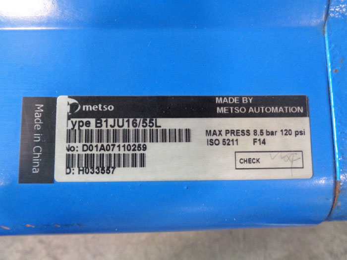 Metso Automation Cylinder Actuator B1JU16/55L